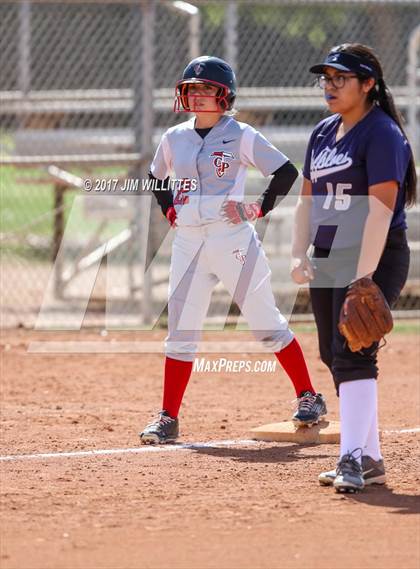 Thumbnail 3 in Chandler Prep vs. Tempe (Chandler Prep Softball Classic) photogallery.
