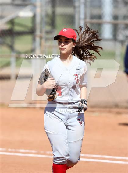 Thumbnail 2 in Chandler Prep vs. Tempe (Chandler Prep Softball Classic) photogallery.