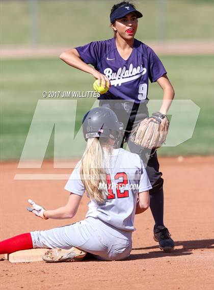 Thumbnail 3 in Chandler Prep vs. Tempe (Chandler Prep Softball Classic) photogallery.