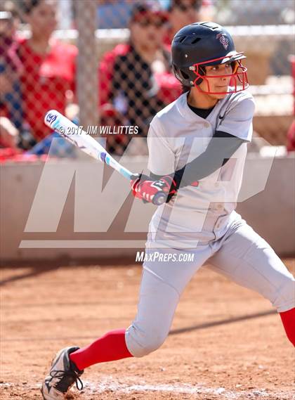 Thumbnail 2 in Chandler Prep vs. Tempe (Chandler Prep Softball Classic) photogallery.