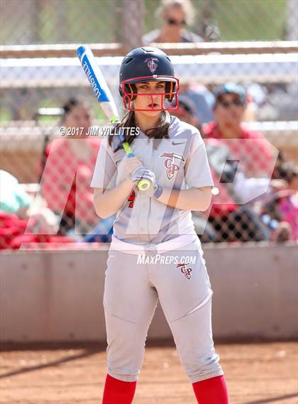 Thumbnail 2 in Chandler Prep vs. Tempe (Chandler Prep Softball Classic) photogallery.