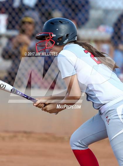 Thumbnail 2 in Chandler Prep vs. Tempe (Chandler Prep Softball Classic) photogallery.