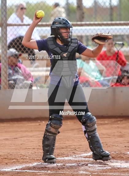 Thumbnail 1 in Chandler Prep vs. Tempe (Chandler Prep Softball Classic) photogallery.