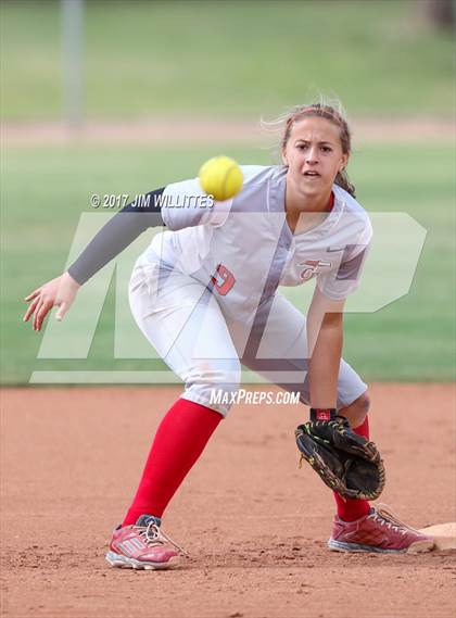 Thumbnail 3 in Chandler Prep vs. Tempe (Chandler Prep Softball Classic) photogallery.