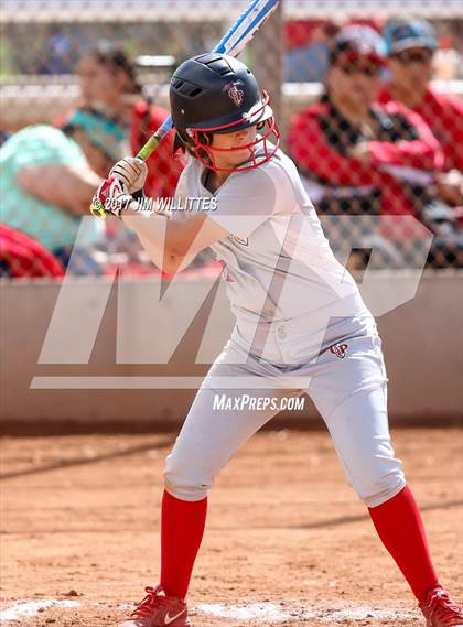 Thumbnail 2 in Chandler Prep vs. Tempe (Chandler Prep Softball Classic) photogallery.
