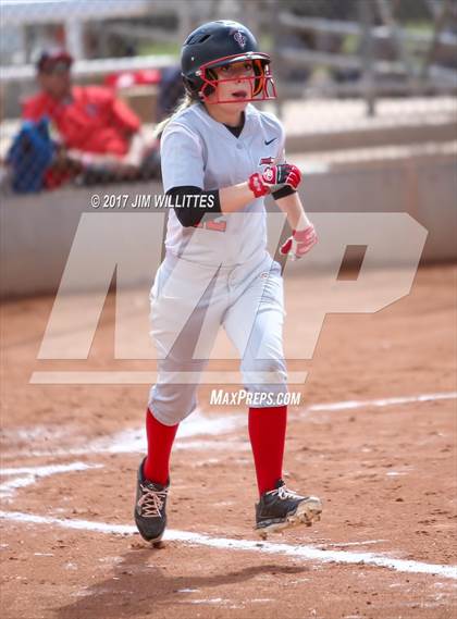 Thumbnail 2 in Chandler Prep vs. Tempe (Chandler Prep Softball Classic) photogallery.