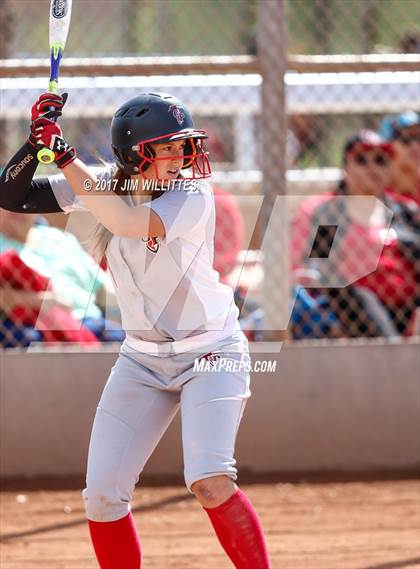 Thumbnail 2 in Chandler Prep vs. Tempe (Chandler Prep Softball Classic) photogallery.