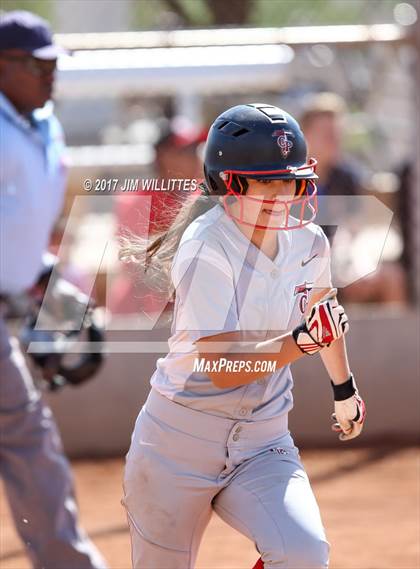 Thumbnail 3 in Chandler Prep vs. Tempe (Chandler Prep Softball Classic) photogallery.