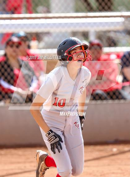 Thumbnail 1 in Chandler Prep vs. Tempe (Chandler Prep Softball Classic) photogallery.