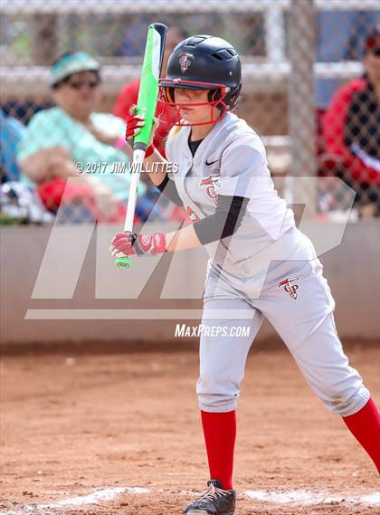 Thumbnail 2 in Chandler Prep vs. Tempe (Chandler Prep Softball Classic) photogallery.