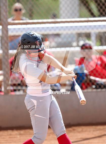 Thumbnail 1 in Chandler Prep vs. Tempe (Chandler Prep Softball Classic) photogallery.