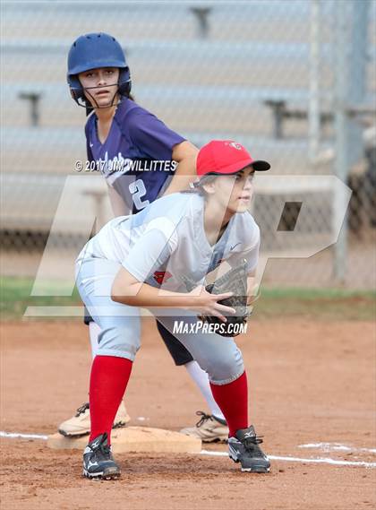 Thumbnail 3 in Chandler Prep vs. Tempe (Chandler Prep Softball Classic) photogallery.