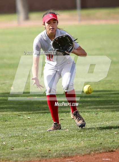 Thumbnail 3 in Chandler Prep vs. Tempe (Chandler Prep Softball Classic) photogallery.