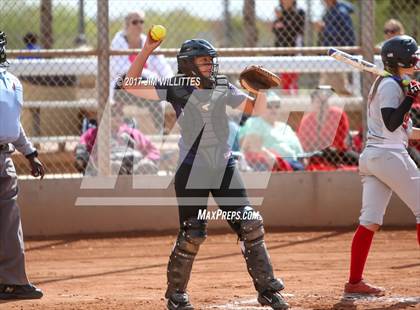 Thumbnail 2 in Chandler Prep vs. Tempe (Chandler Prep Softball Classic) photogallery.