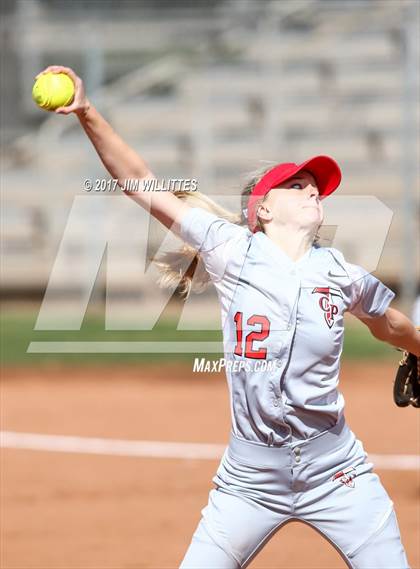 Thumbnail 1 in Chandler Prep vs. Tempe (Chandler Prep Softball Classic) photogallery.
