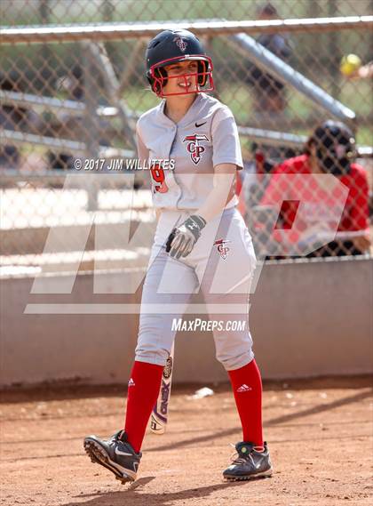 Thumbnail 1 in Chandler Prep vs. Tempe (Chandler Prep Softball Classic) photogallery.