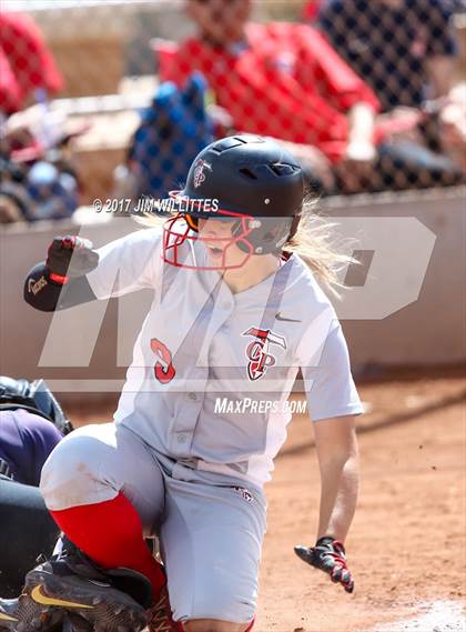 Thumbnail 1 in Chandler Prep vs. Tempe (Chandler Prep Softball Classic) photogallery.