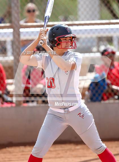Thumbnail 1 in Chandler Prep vs. Tempe (Chandler Prep Softball Classic) photogallery.