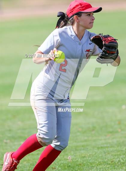 Thumbnail 1 in Chandler Prep vs. Tempe (Chandler Prep Softball Classic) photogallery.