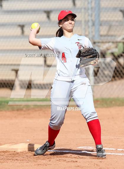 Thumbnail 2 in Chandler Prep vs. Tempe (Chandler Prep Softball Classic) photogallery.