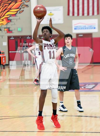 Thumbnail 3 in Perry vs. Lake Oswego (Hoophall West Invitational) photogallery.