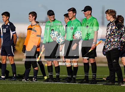 Thumbnail 1 in Bonners Ferry vs Coeur d'Alene Charter Academy (3A Intermountain Final) photogallery.
