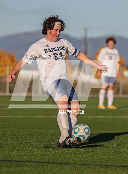 Thumbnail 2 in Bonners Ferry vs Coeur d'Alene Charter Academy (3A Intermountain Final) photogallery.