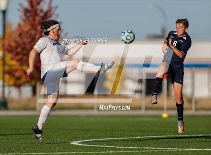 Thumbnail 2 in Bonners Ferry vs Coeur d'Alene Charter Academy (3A Intermountain Final) photogallery.