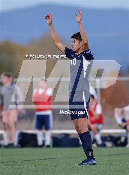 Thumbnail 1 in Bonners Ferry vs Coeur d'Alene Charter Academy (3A Intermountain Final) photogallery.