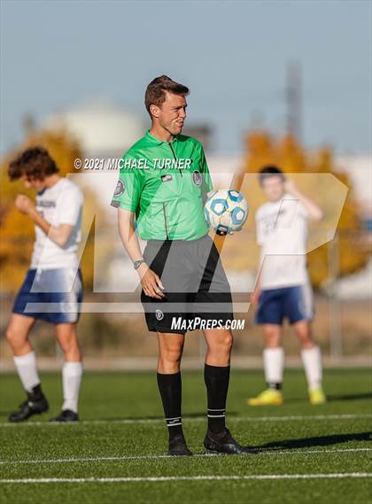 Thumbnail 3 in Bonners Ferry vs Coeur d'Alene Charter Academy (3A Intermountain Final) photogallery.