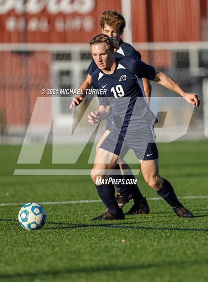 Thumbnail 1 in Bonners Ferry vs Coeur d'Alene Charter Academy (3A Intermountain Final) photogallery.