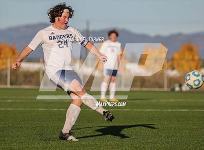 Thumbnail 3 in Bonners Ferry vs Coeur d'Alene Charter Academy (3A Intermountain Final) photogallery.
