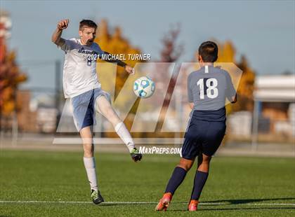 Thumbnail 3 in Bonners Ferry vs Coeur d'Alene Charter Academy (3A Intermountain Final) photogallery.
