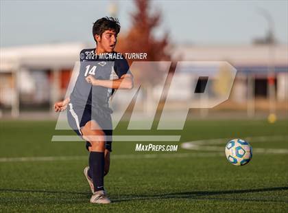 Thumbnail 3 in Bonners Ferry vs Coeur d'Alene Charter Academy (3A Intermountain Final) photogallery.