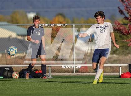 Thumbnail 2 in Bonners Ferry vs Coeur d'Alene Charter Academy (3A Intermountain Final) photogallery.