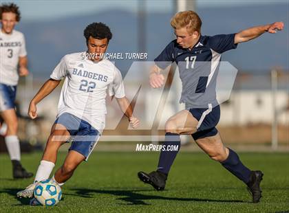 Thumbnail 3 in Bonners Ferry vs Coeur d'Alene Charter Academy (3A Intermountain Final) photogallery.