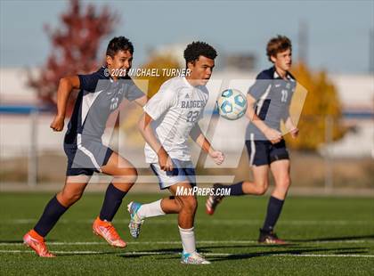 Thumbnail 1 in Bonners Ferry vs Coeur d'Alene Charter Academy (3A Intermountain Final) photogallery.