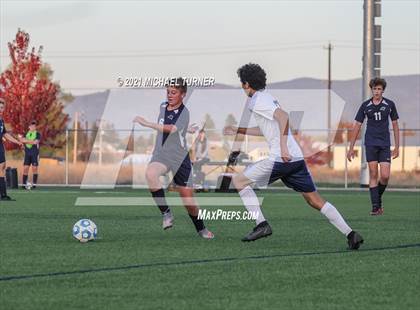 Thumbnail 2 in Bonners Ferry vs Coeur d'Alene Charter Academy (3A Intermountain Final) photogallery.