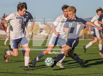 Thumbnail 3 in Bonners Ferry vs Coeur d'Alene Charter Academy (3A Intermountain Final) photogallery.