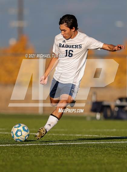Thumbnail 2 in Bonners Ferry vs Coeur d'Alene Charter Academy (3A Intermountain Final) photogallery.
