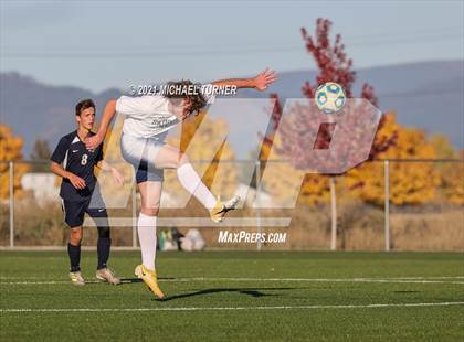 Thumbnail 2 in Bonners Ferry vs Coeur d'Alene Charter Academy (3A Intermountain Final) photogallery.
