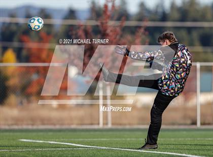 Thumbnail 3 in Bonners Ferry vs Coeur d'Alene Charter Academy (3A Intermountain Final) photogallery.