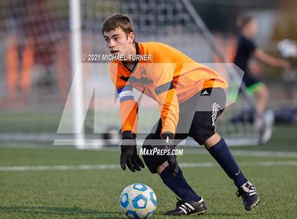 Thumbnail 2 in Bonners Ferry vs Coeur d'Alene Charter Academy (3A Intermountain Final) photogallery.