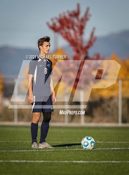 Thumbnail 1 in Bonners Ferry vs Coeur d'Alene Charter Academy (3A Intermountain Final) photogallery.