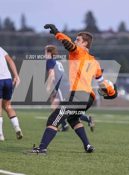 Thumbnail 3 in Bonners Ferry vs Coeur d'Alene Charter Academy (3A Intermountain Final) photogallery.