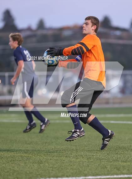 Thumbnail 2 in Bonners Ferry vs Coeur d'Alene Charter Academy (3A Intermountain Final) photogallery.