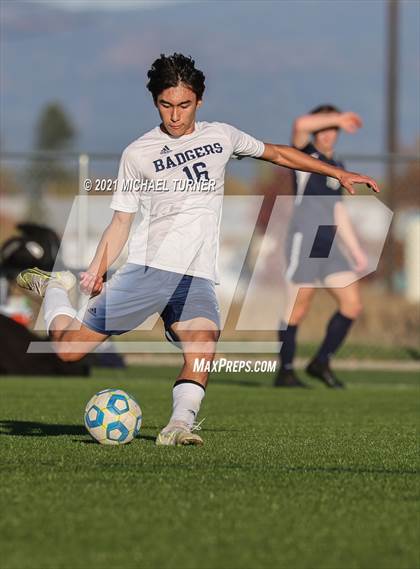 Thumbnail 3 in Bonners Ferry vs Coeur d'Alene Charter Academy (3A Intermountain Final) photogallery.