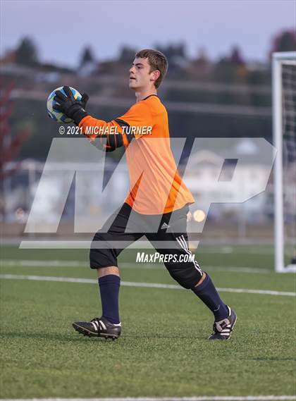 Thumbnail 1 in Bonners Ferry vs Coeur d'Alene Charter Academy (3A Intermountain Final) photogallery.