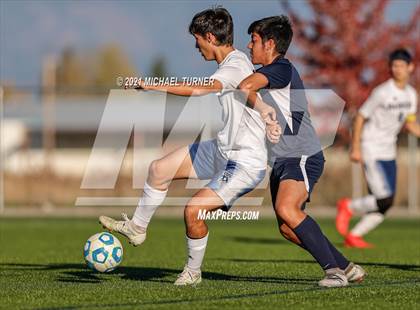 Thumbnail 1 in Bonners Ferry vs Coeur d'Alene Charter Academy (3A Intermountain Final) photogallery.