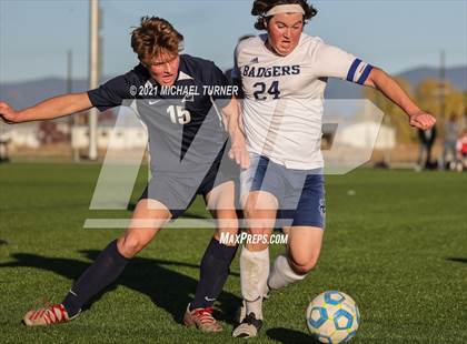 Thumbnail 2 in Bonners Ferry vs Coeur d'Alene Charter Academy (3A Intermountain Final) photogallery.